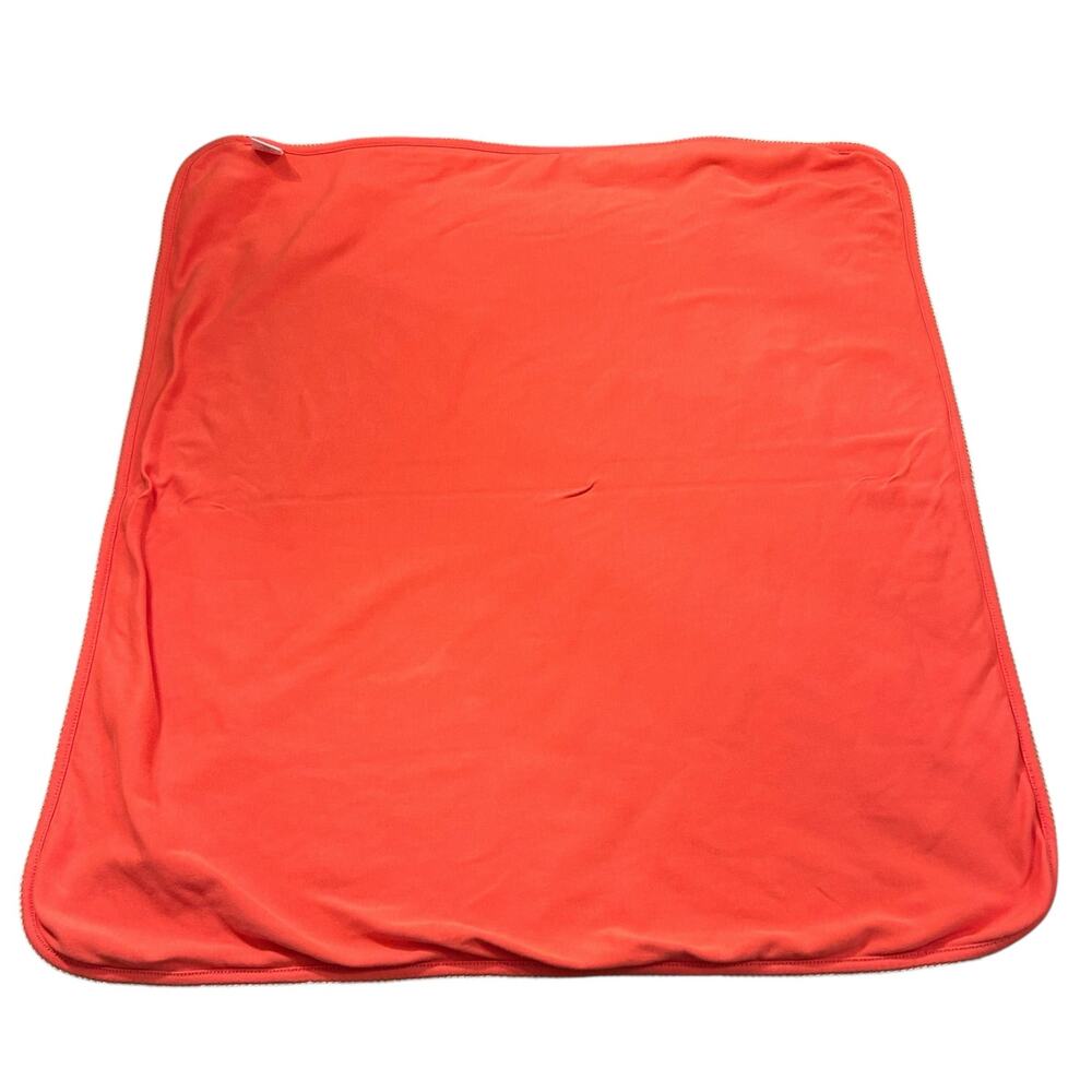 Gymboree BEAR -Y New 2014 Baby Security Blanket Reversible Coral Dots Cotton - Picture 4 of 6